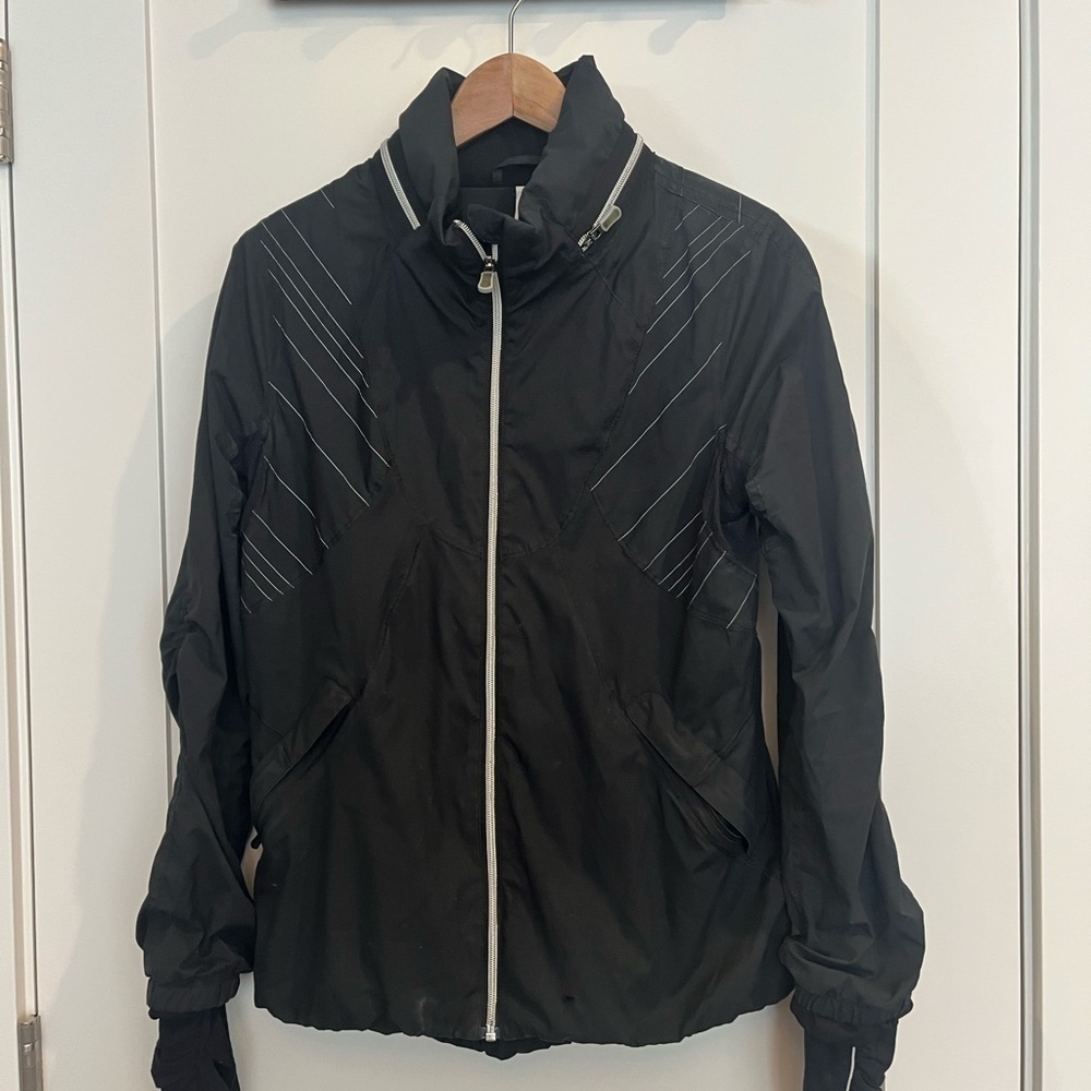 Lululemon  Black Jacket with hidden hood